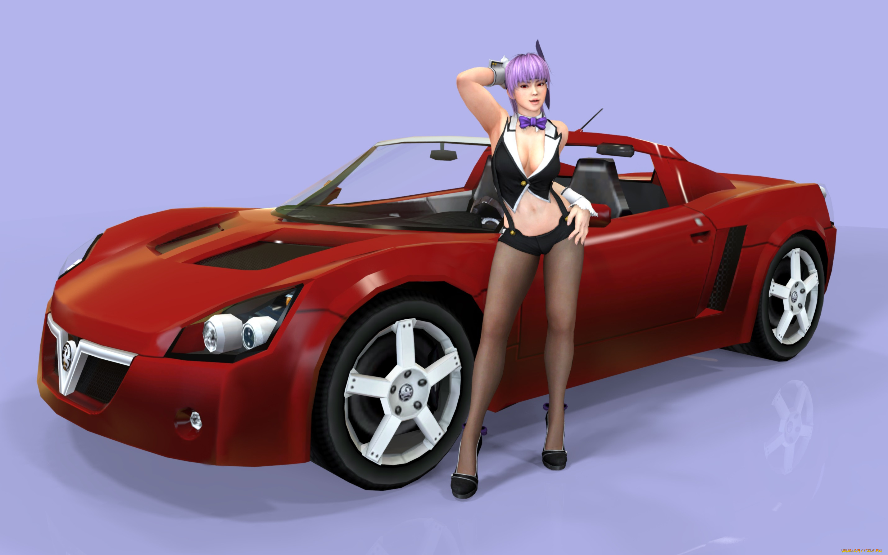 , 3d car&girl, , , , 